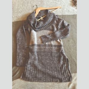 Vanity Cowl Neck Tunic Sweater